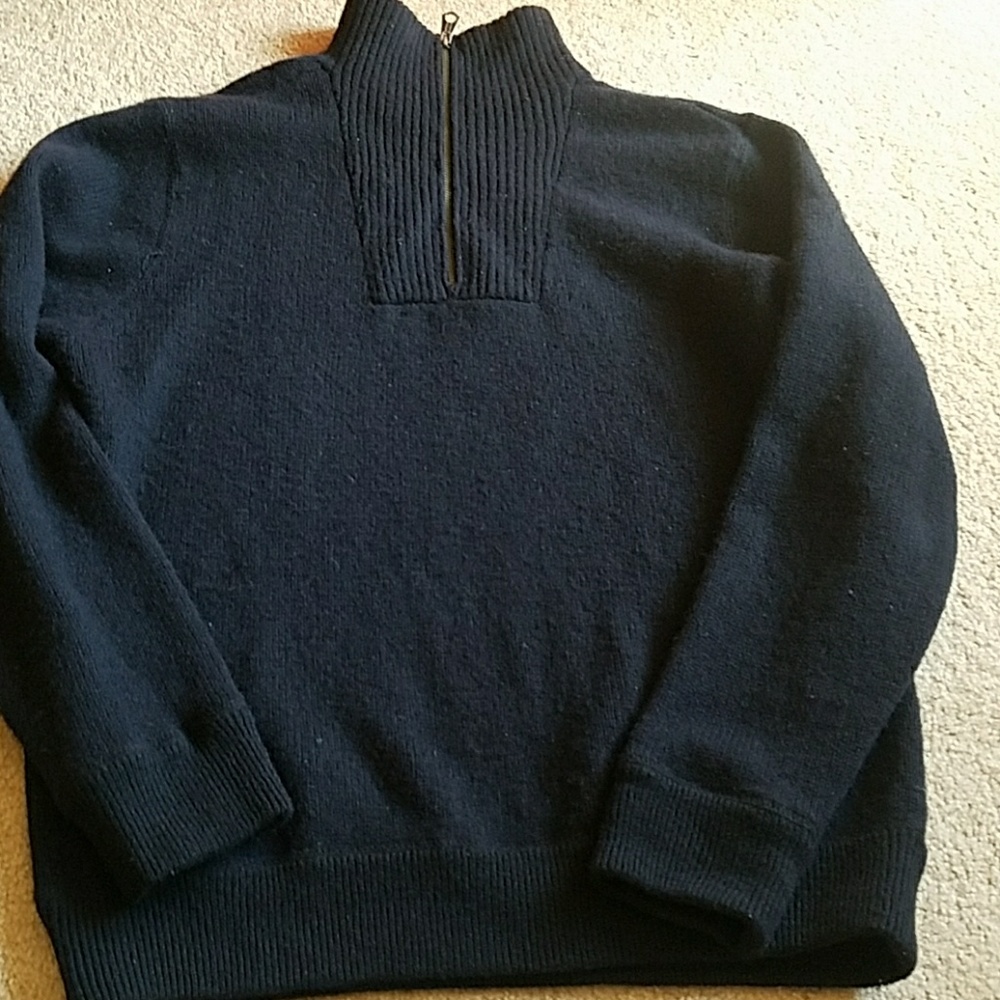 Mens wool pullover sweater